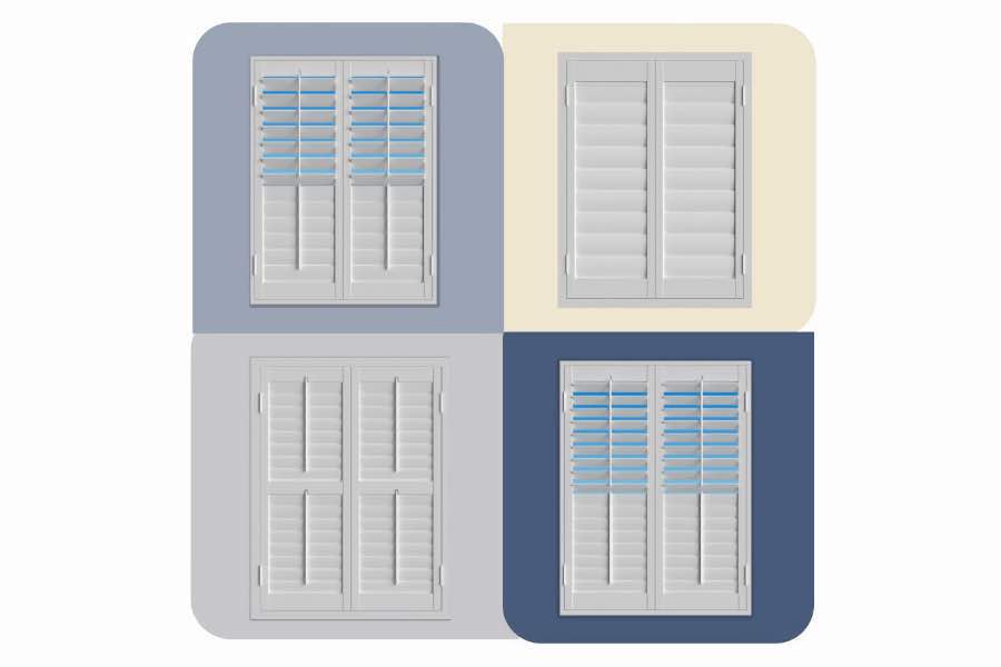 Use the Shutter Designer to see how Polywood shutters look with your Riverside home's wall colors. Four images of Polywood shutters from the Shutter Designer
