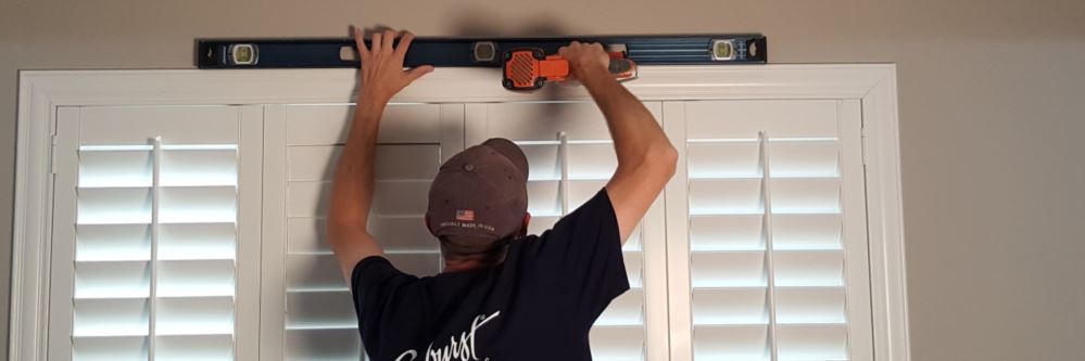 Installing shutters in Riverside