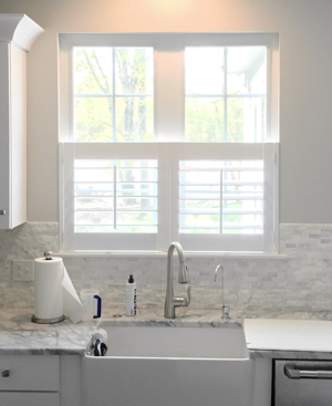 Open cafe shutters Riverside cafe shutters open