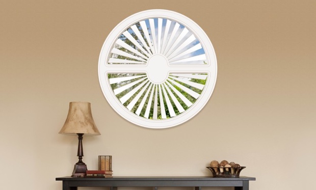 Circle shaped window in Riverside
