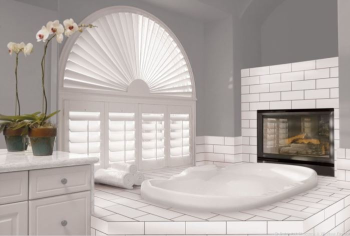 Riverside arched window