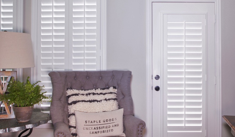 Reupholstering is a great lesson on how to bring new life to old furniture. Plantation shutters in Riverside