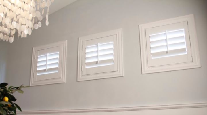 Riverside small window shutters