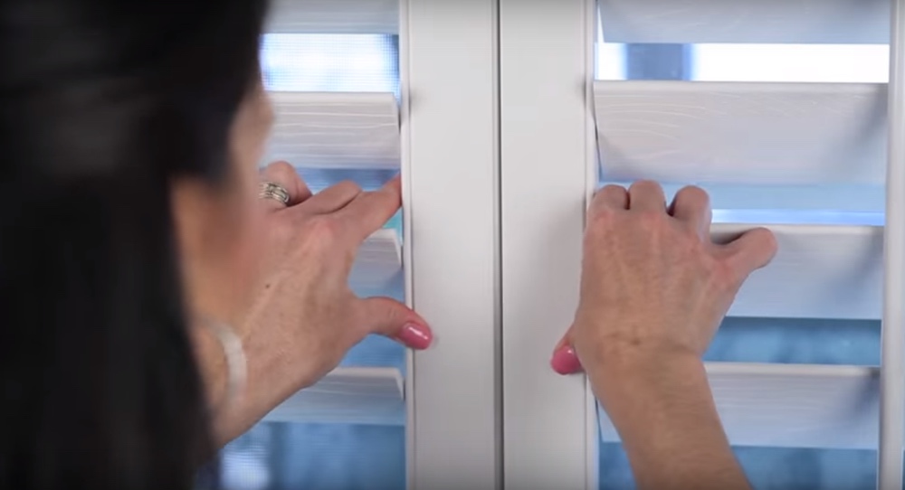 Closing The Panels Of Your Energy Efficient Shutters In Riverside California Closing The Panels Of Your Energy Efficient Shutters